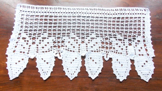 Brise-bise Au Crochet Sur Mesure - Artisanat Français - Motif étoile Géométrique - Choix Couleur