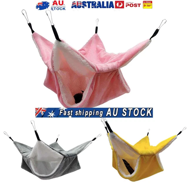 Small Animal Hammocks Warm Plush Ferret Bed Hamsters Sugar Gliders Cage