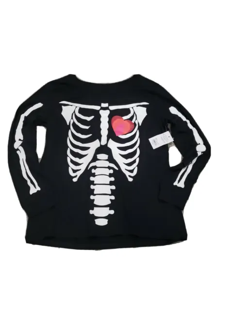 Skeleton Bones X-Ray Women's Large T-Shirt Funny Halloween Costume pajama shirt
