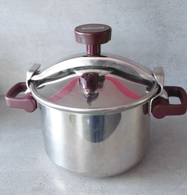 ANCIENNE COCOTTE MINUTE seb 8 litres décor rare vintage EUR 64,00