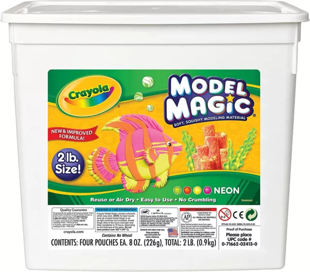 CRAYOLA MODEL MAGIC Deluxe Variety Pack Kids Modeling Clay Alternative,  Assorted $20.82 - PicClick