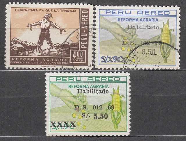 Peru Luft Yvert 234/35 Gebraucht