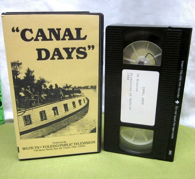 CANAL DAYS OHIO history & routes VHS documentary Fulton folk songs