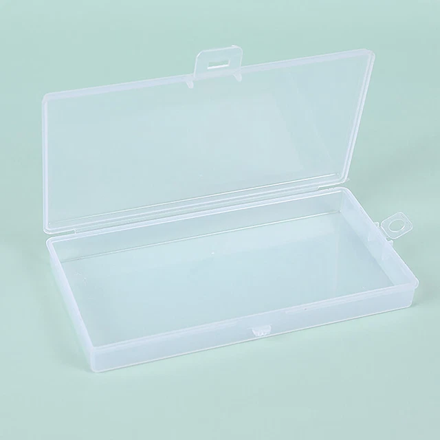 PP Transparent Plastic Large Rectangular PP Empty Box Mask Storage Box