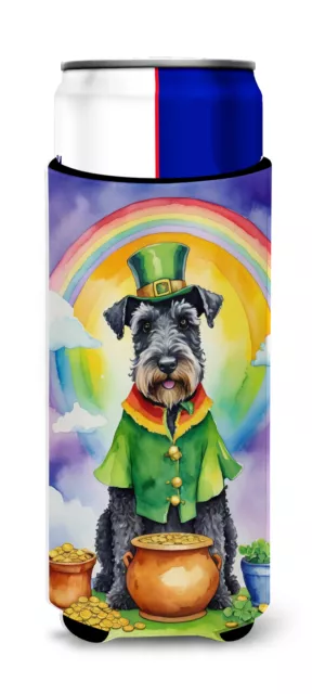 Kerry Blue Terrier St Patrick's Day Can Hugger for Slim Cans DAC5565MUK