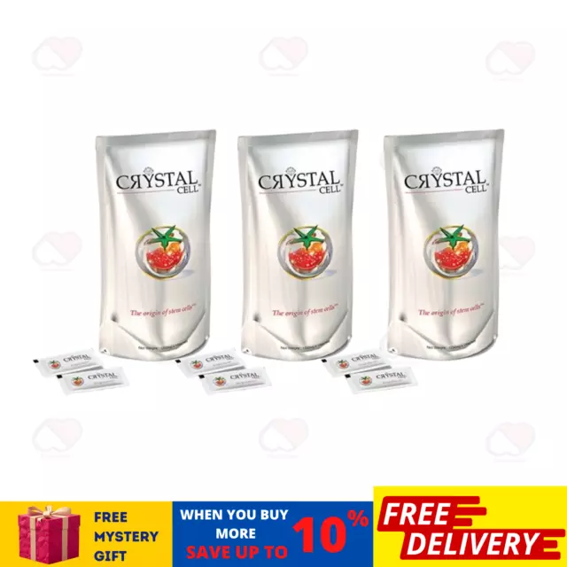 (42 sobres) 3 X PHYTOSCIENCE CRYSTAL CELL STEMCELL ANTI ENVEJECIMIENTO...