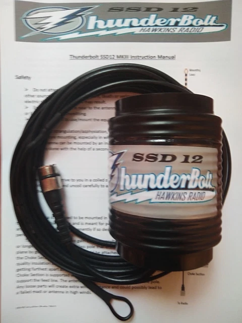 Thunderbolt SSD12+ CB/11m antenna portatile. SOTA/uso sul campo