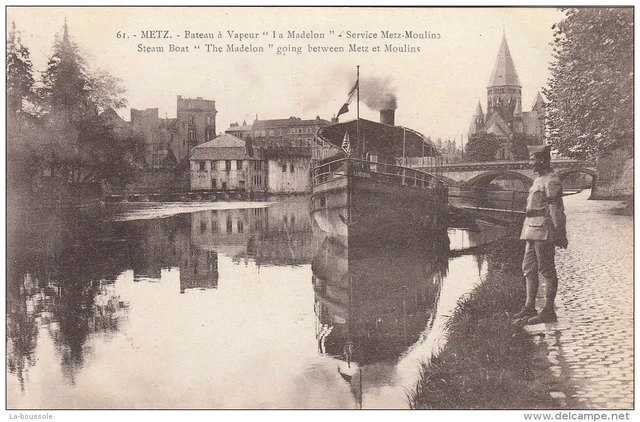 57 METZ - bateaux vapeur ""La madelon""