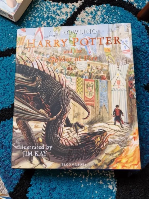 Harry Potter and the Goblet of Fire by J.K. Rowling Illustrated, Hardback NEW