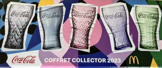 COFFRET complet des verres COCA COLA MC DO 2020, neufs , jamais utilisés