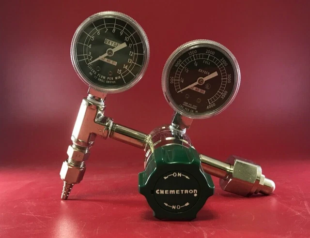 Allied / Chemetron 32-26-2007 Oxygen Therepy Regulator Cga 540 1-15 Nasa Spec