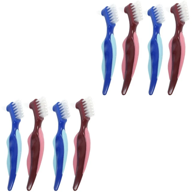LELE LIFE Lot De 2 Brosse Nettoyage Chaussures Double Face - Silicone Souple + Poils Durs - Pour Baskets, Cuir, Sport