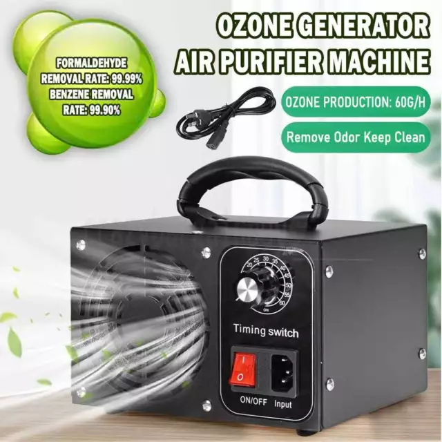 48g/h Ozone Generator Ozonator Machine Air Purifier Clean Deodoriser Ionizer Nsw