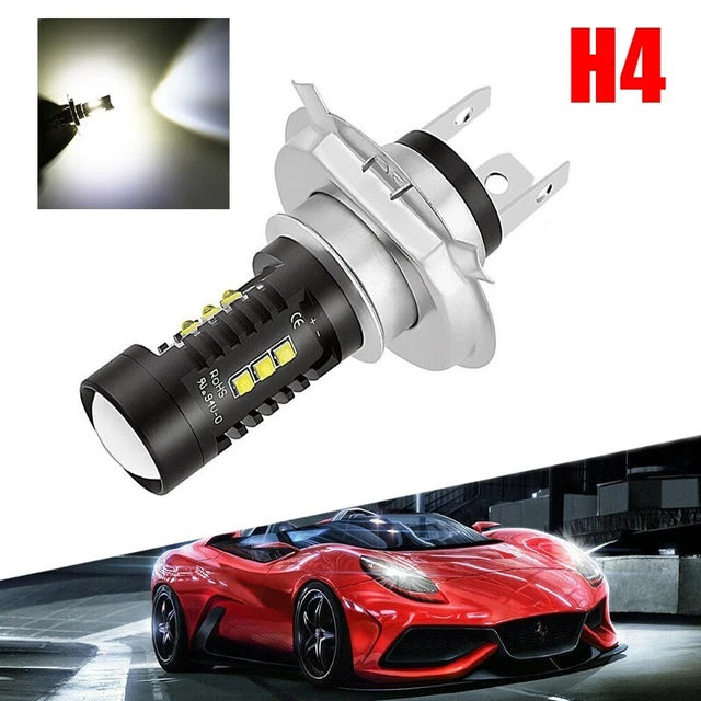Kit 2 Ampoules LED H7 8000K Bleu Glacé - Phares Et Antibrouillards Voiture - 4000 Lm, 50 000h Durée De Vie