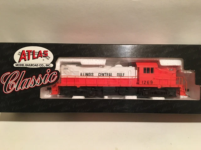 HO Atlas Classic Illinois Central Gulf RS-1 Powered Diesel Locomotive ICG #1269