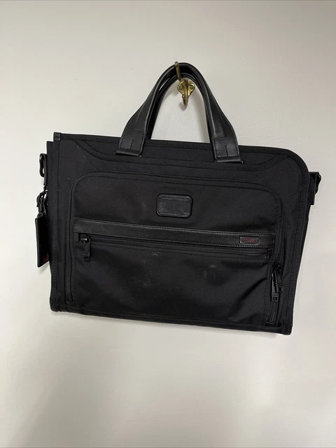 Tumi 26110D2 Alpha 2 Slim Deluxe Ballistic  Portfolio Bag, Laptop, Files Case.