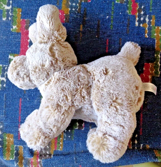 FB2/ DOUDOU PELUCHE CHIEN SIMBA TOYS KIABI BLANC BEIGE MARRON Chiné LG 25CM KOM9
