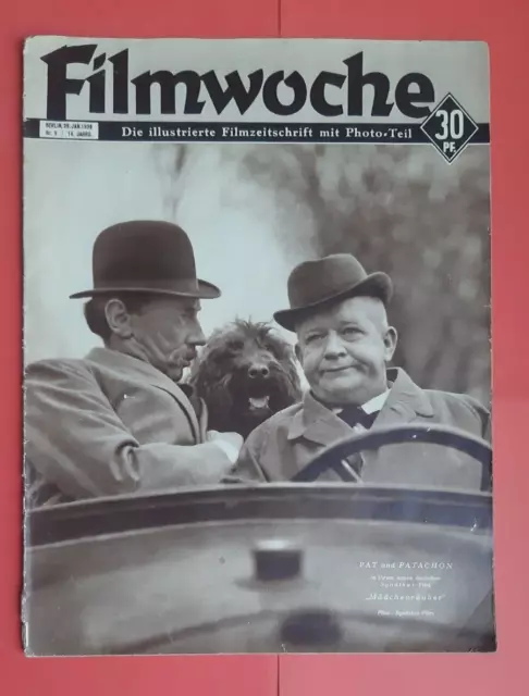 FILMWOCHE - Nr. 5, 1936 - Pat und Patachon, Lucie Höflich, Paul Kemp, Mode