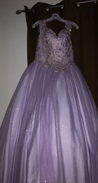 Lilac Quinceanera Dress Sweet 15 16 Party Ball Gowns