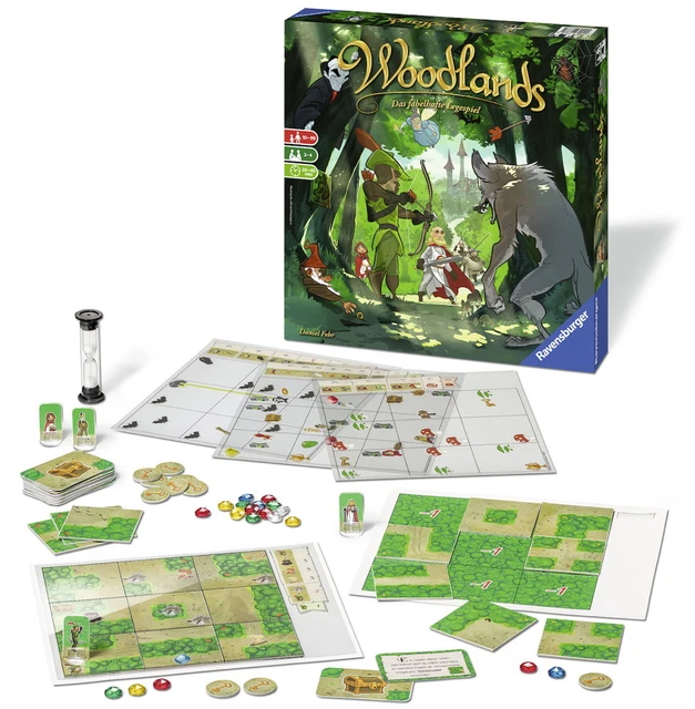 Ravensburger Familienspiel Wettlaufspiel Woodlands 26777 2