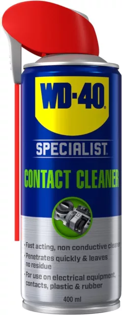 WD-40 Specialist Contact Cleaner Spray - Precision 400ml (Pack of 1)