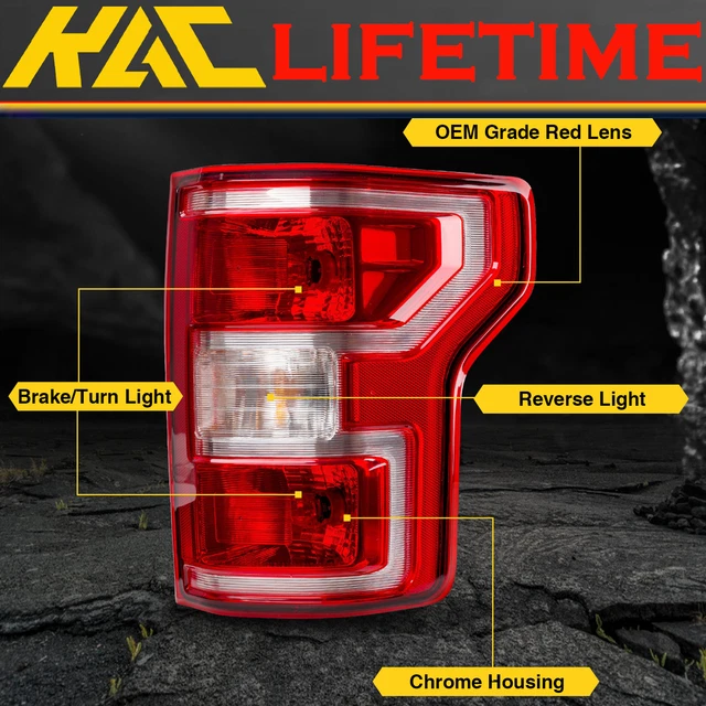 Tail light 06-06フォードF-150   F-250ハーレーダビッドソン（ブラック）助手席用テールライト  Tail Light for 06-06 Ford F-150 F-250 Harley Davidson (Black) Passenger Right