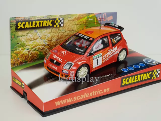 Slot Car SCX Scalextric 6166 Citroën C2 #1 JWRC M.Fuster/J.V.Medina