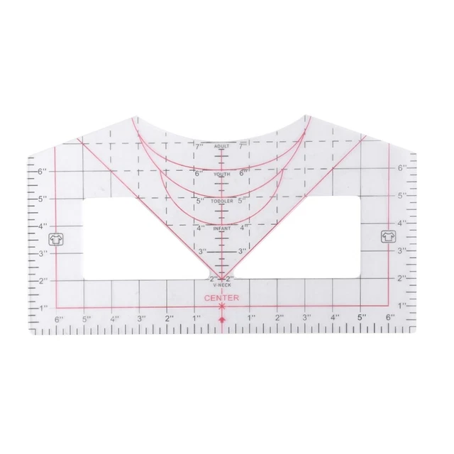 Guide Règle Pour T-shirt Professionnel - Outil D'Alignement Vinyle Précis Pour Presse à Chaleur Et Sublimation