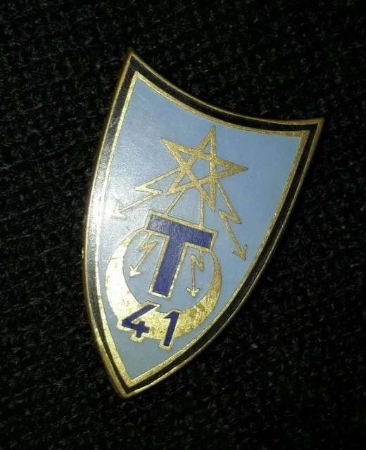 Insigne Transmissions STF - Armée De Terre Française (occasion Bon état)