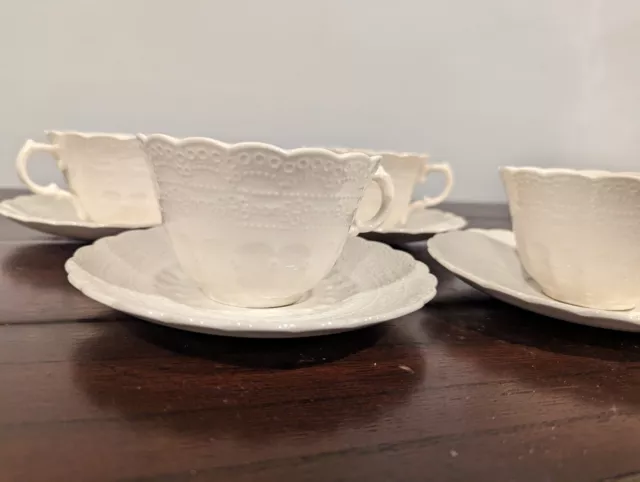 Copeland Spode Jewel China Cups and Saucers Set of 4