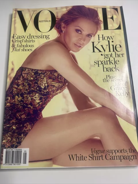 Kylie Minogue Vogue Australia Magazine May 2014 Naomi Campbell Karlie Kloss VGC