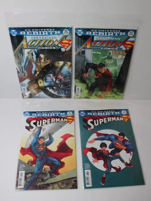 Lot de variantes Superman 2 3 Action Comics 959 960 Reg DC Rebirth 2016 1ère impression