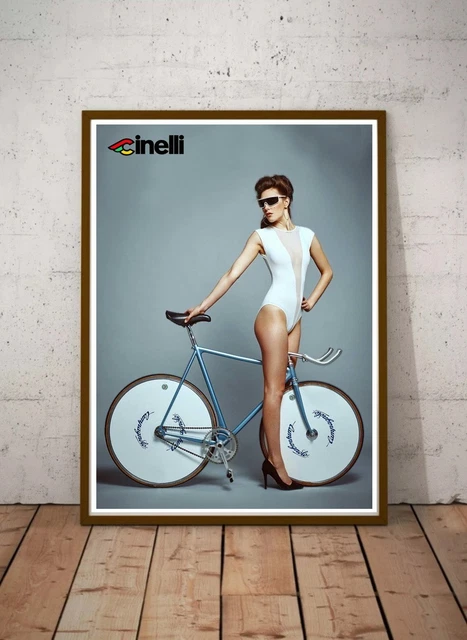 3 Posters Muraux Cinelli Laser Iconic - Grand Format A3 - Vintage Print Campagnolo Super C