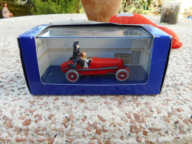Voiture Tintin 1/24 Le Bolide Rouge – Les Cigares Du Pharaon, Hachette Neuf