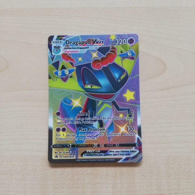dragapult pokemon card price Dragapult SV062/SV122 Shiny Shining Fates Holo Rare Pokemon Card Near main image 0