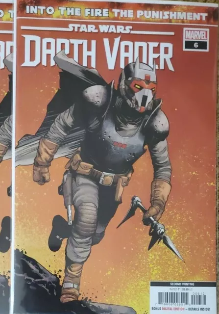 Star Wars Darth Vader 6 2Nd Print 1St Ochi Sith Assassin Nm Marvel Comics 2020