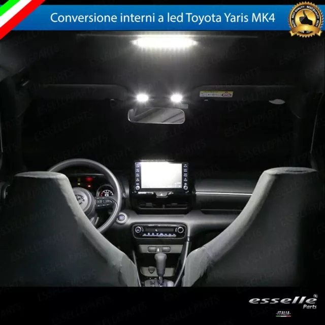 Kit Full Led Interni Toyota Yaris Mk4 Conversione Completa 6000K Canbus No Error