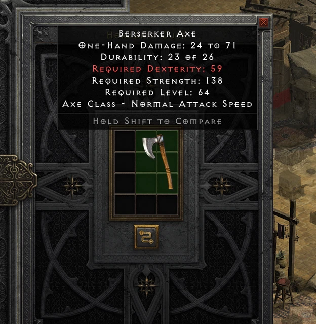 DIABLO 2 RESURRECTED D2R Berserker(zerker) axe EUR 20,47 PicClick DE