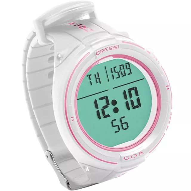 Open Box Cressi GOA Dive Computer-White / Pink