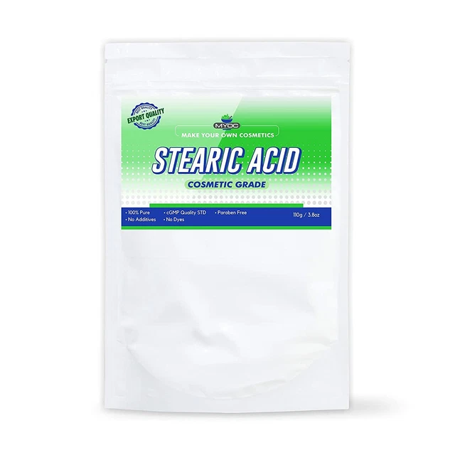Myoc white stearic acid powder-110gm/3.71 oz