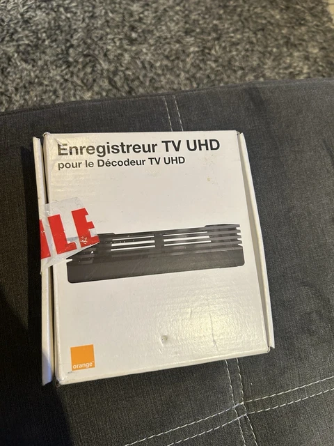 Décodeur TV UHD DTIW385 orange 4 K -mini-Wifi