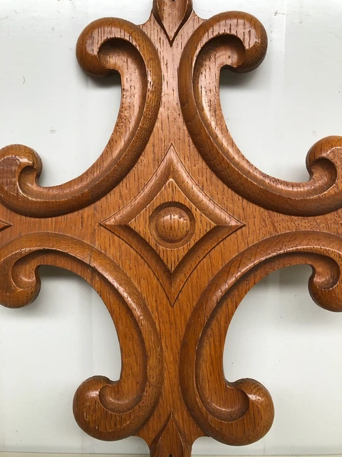 Gothic Revival Carving/ Finial / Pediment in wood 3