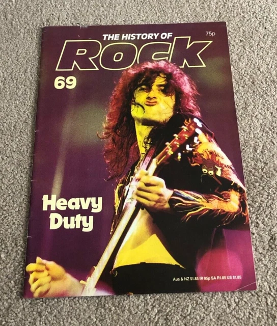 THE HISTORY OF Rock. Issue 69. Magazine. Led Zeppelin. Black Sabbath ...