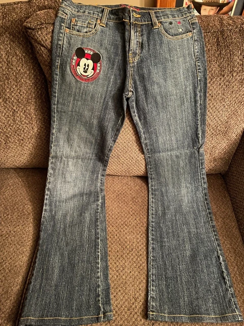 REDUCED Vintage DISNEY STORE Mickey Mouse Jeans Size 27 (4) Brand New Never Worn