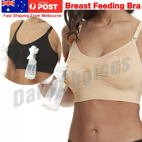 Women Pump Maternity Nursing Bra JO Hands Free Pumping Breastpump Breast Feeding