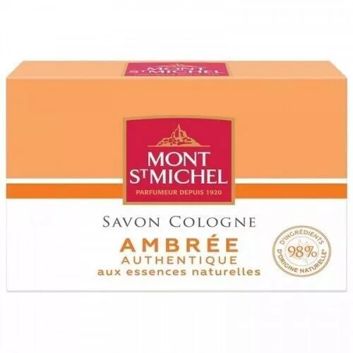 Lot de 6 Mont St Michel Ambrée Authentique Savon Cologne - 125g