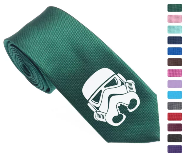 Star Wars Stormtrooper Sigil Men Woven Skinny 2.5" Party Tie Necktie K14