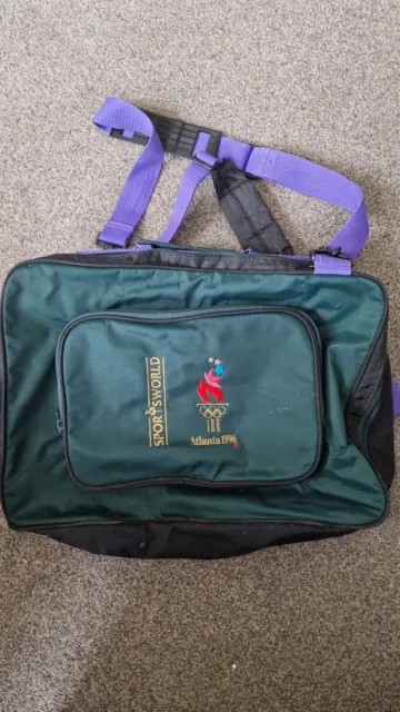 Sportsworld Atlanta 1996 Olympics Bag.  Different Straps. Rucksack. Holdall