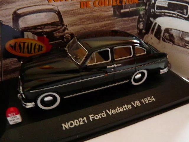 FRD1 voiture UNIVERSAL HOBBIES NOSTALGIE 1/43 : FORD vedette V8 1954
