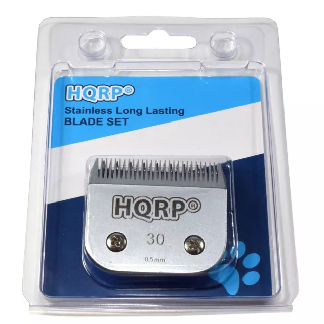 HQRP Size-30 Animal Lame de Tondeuse Pour Andis Soins (Cheveux 0.0726cm - 0.7mm)